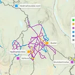 Дом отдыха Hostkos Og Ro Pa Budor, 4 Roms Med Peis Og Wifi Nordset
